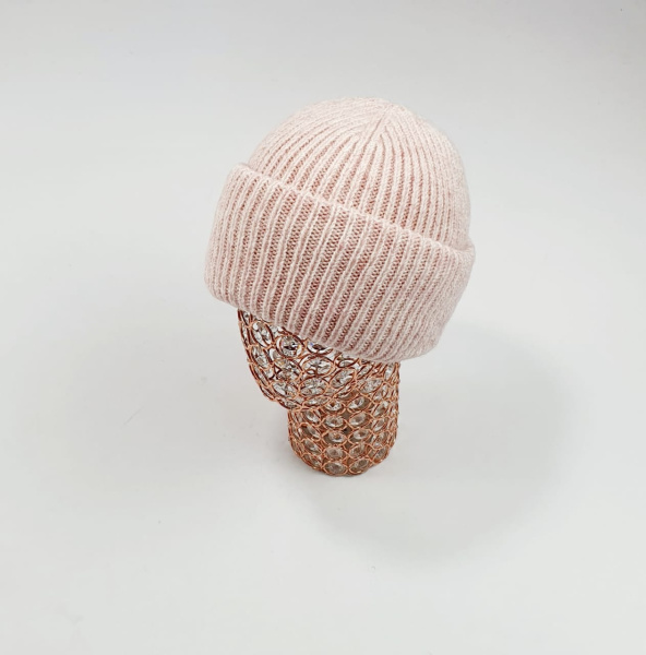 Шапка Ева Пушистые Мартин (св.розовый)